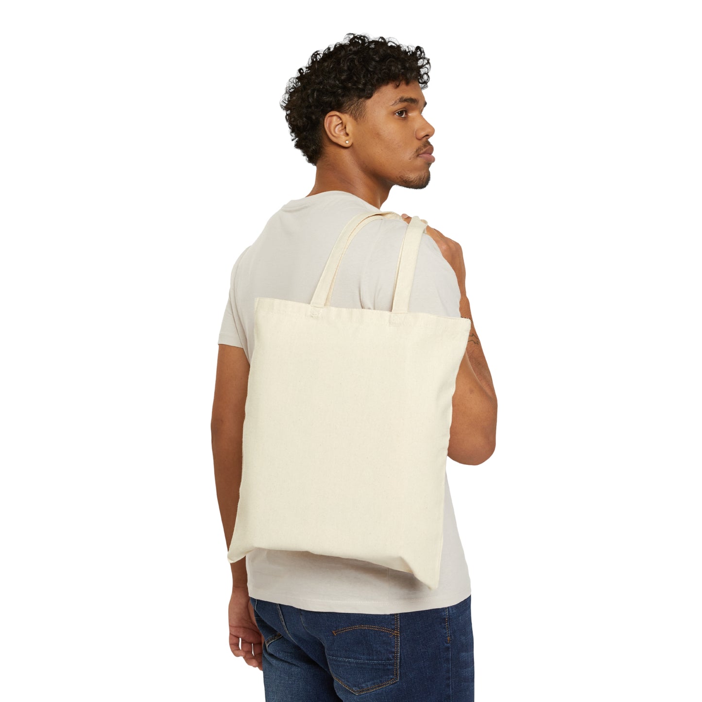 This Side of Shadows Style 1 Cotton Canvas Tote Bag