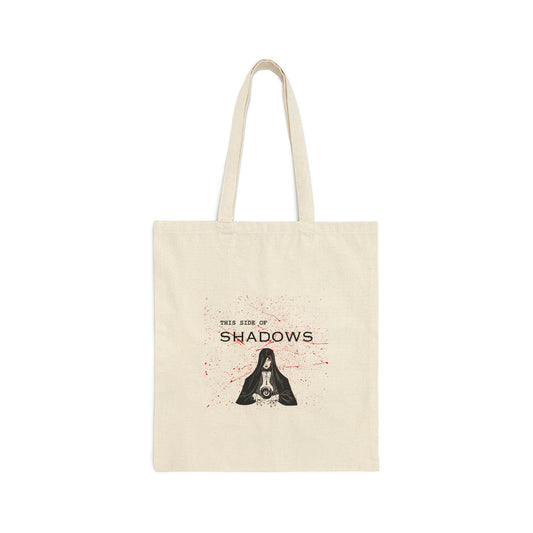 This Side of Shadows Style 2 Cotton Canvas Tote Bag