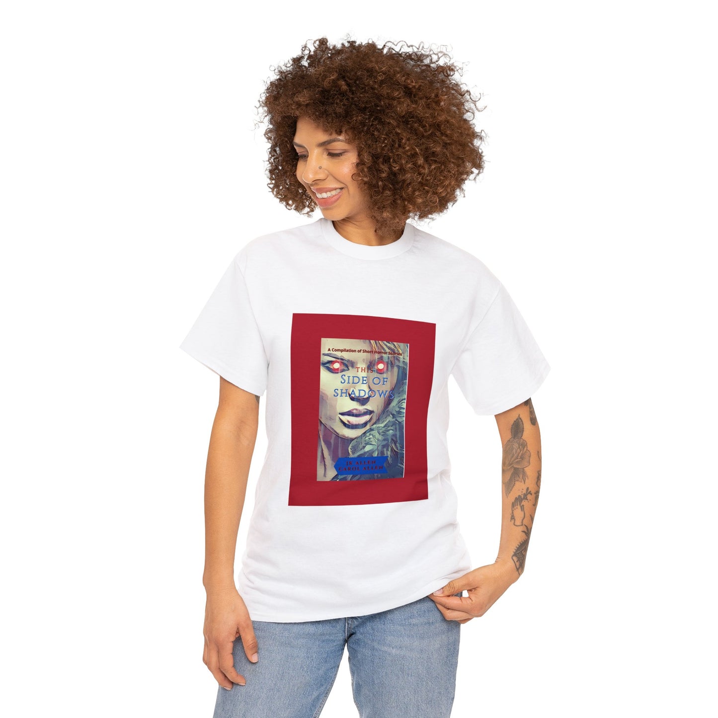 This Side of Shadows Style 2 Unisex Heavy Cotton Tee